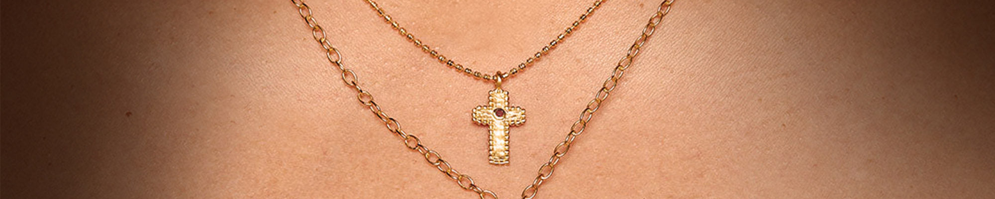Cross Necklace and Charm Jewelry Collection