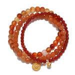 Manifest Protection Gemstone Bracelet Set showcasing a trio of vibrant gemstones designed for spiritual wellness. Perfect for meditation and wearing as a talisman, these bracelets embody qualities of protection and manifestation. Ideal for those seeking meaningful spiritual jewelry, the stack is suitable for yoga enthusiasts and zodiac followers alike.