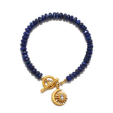 Trust Your Light Lapis Celestial Toggle Bracelet