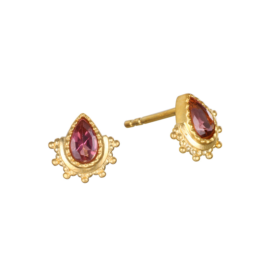 Majestic Feminine Pink Tourmaline Earrings