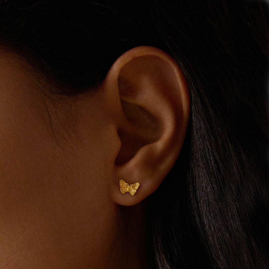 Freedom to Soar Butterfly Stud Earrings
