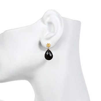 Brilliant Spirit Black Onyx Earrings