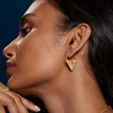 Triangle Drop Earrings