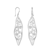 Expanding Beauty Lotus Earrings showcasing intricate open-work design made of sterling silver 925, symbolizing new beginnings and transformation. Ideal for spiritual jewelry enthusiasts, these meaningful talismans enhance meditation, protection, and manifestation practices, embodying the essence of yoga and zodiac meanings.