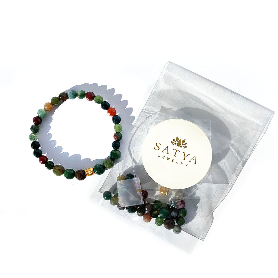 Lotus Fancy Jasper Bracelet Kit  Transformation Bracelet + Lovingkindness Book