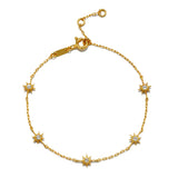 Follow Your Dreams White Topaz Star Bracelet