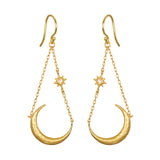 Guided by Moonlight Celestial Drop Earrings