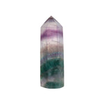 Fluorite Altar Crystal showcasing beautiful shades of green and purple, representing positivity and healing. Perfect for spiritual jewelry, meditation, and as a talisman for yoga and manifestation practices.