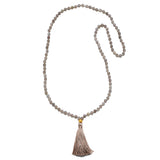 Grey Agate Mala