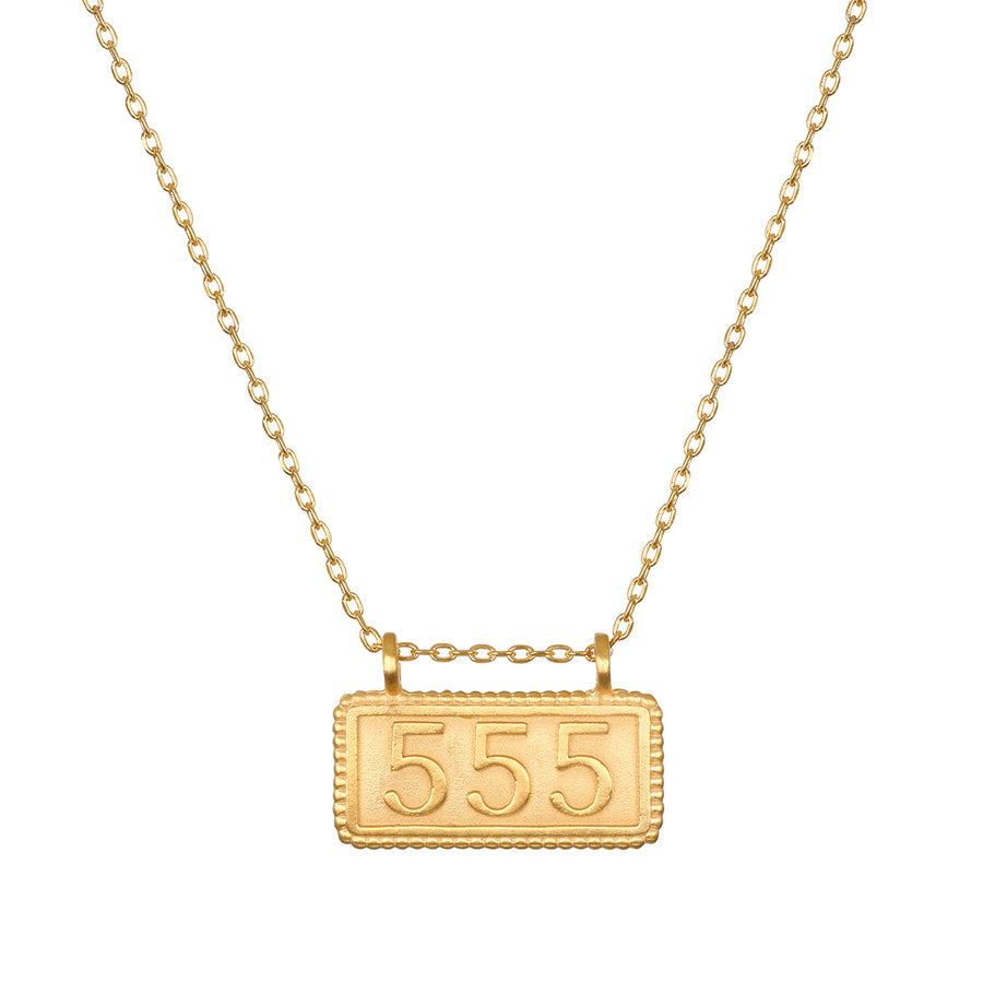 555 Angel Number Necklace