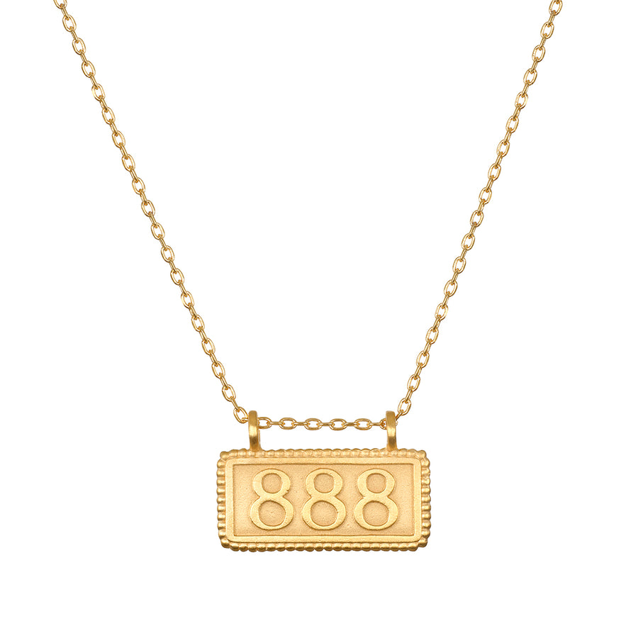 888 Angel Number Necklace