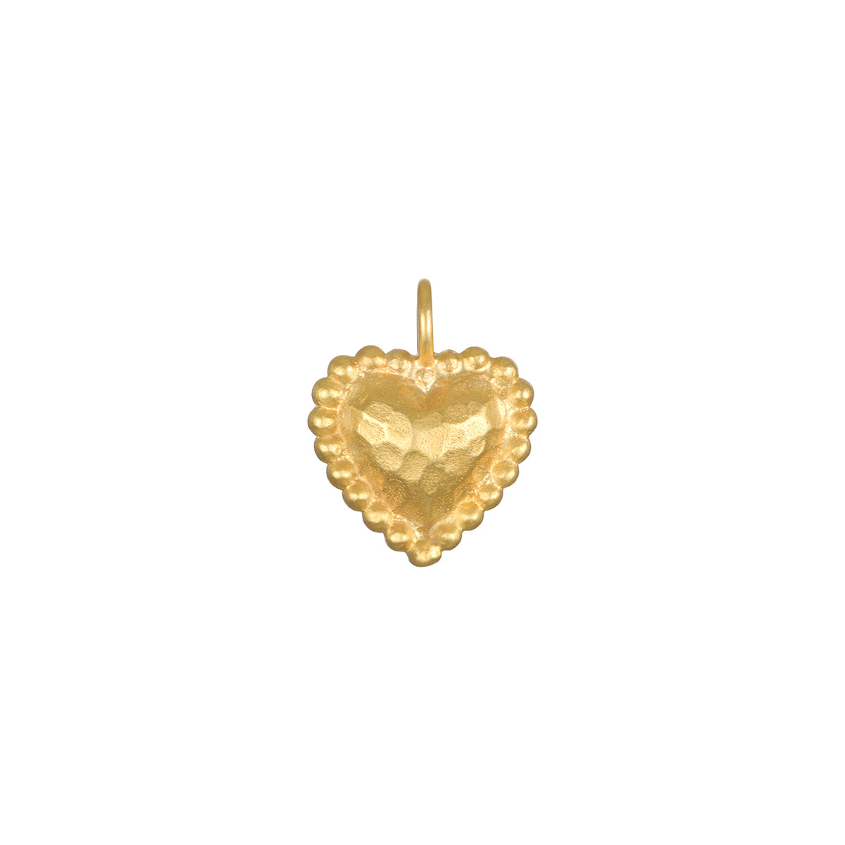 Heart Charm is an 18kt gold plated puffy heart charm symbolizing love and compassion, perfect for personalized spiritual jewelry and meditation practices. This talisman enhances your yoga and manifestation rituals with meaningful protection, embodying the essence of the sun and moon.