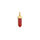 Stay Grounded Red Onyx Dagger Charm