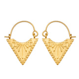 Triangle Drop Earrings