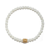 Guided Clarity Mother of Pearl Moon Stretch Bracelet