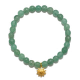 Sun Green Aventurine Beaded Bracelet