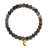 Moon Fancy Jasper Beaded Bracelet