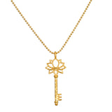 Lotus Key Necklace