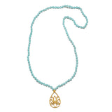 Lotus Amazonite Mala