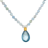 Blue Topaz Aquamarine Mala