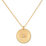 Evil Eye Coin Necklace