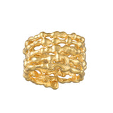 Wide Multi Band Ring - Size 7