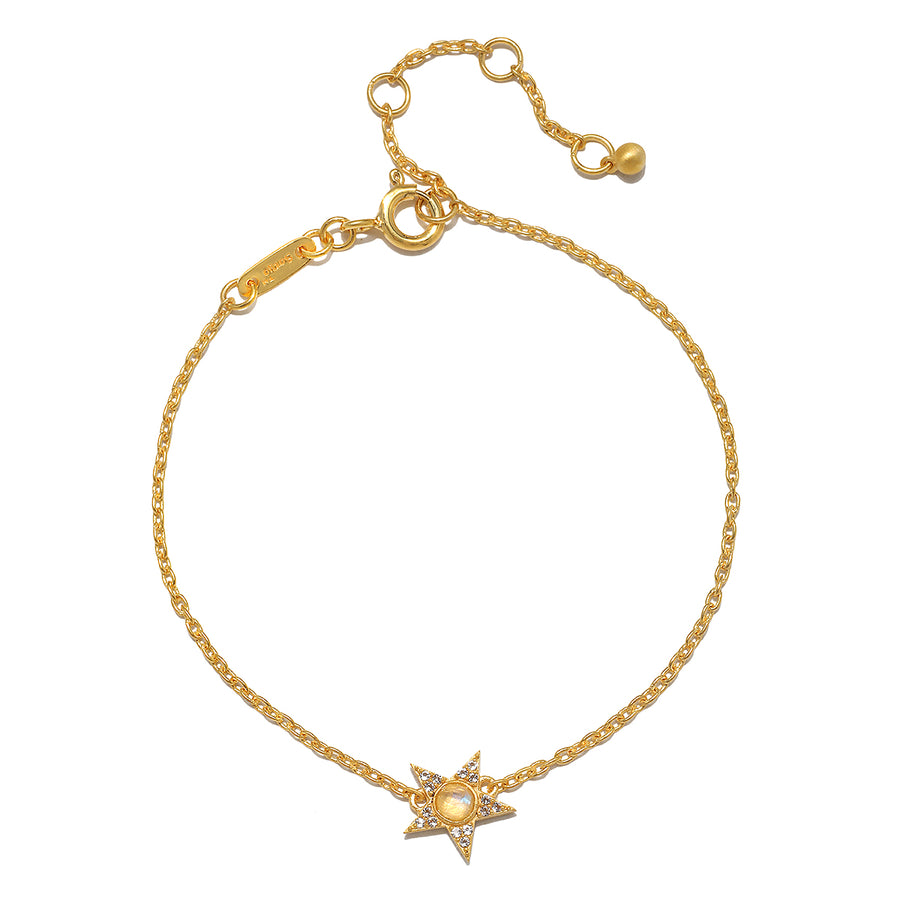 Moonstone Star Bracelet