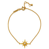 White Topaz Star Bracelet
