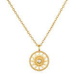 Sun White Topaz Necklace