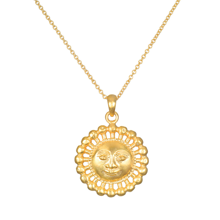 Sun Medallion Necklace