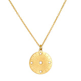 Star Cut Out Coin Necklace