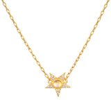 Moonstone Star Necklace