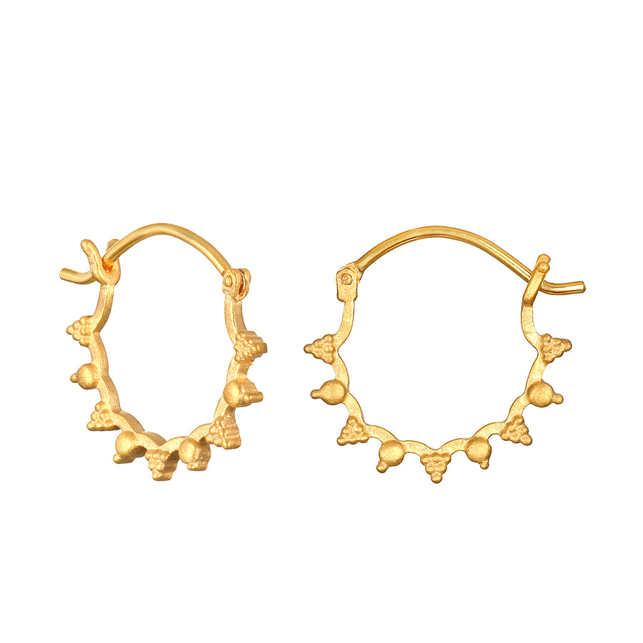 Sun Gold Hoops