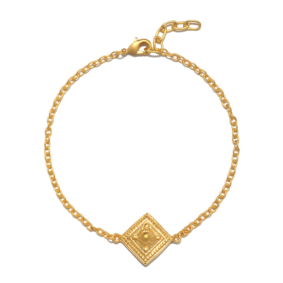 Sun Gold Chain Bracelet