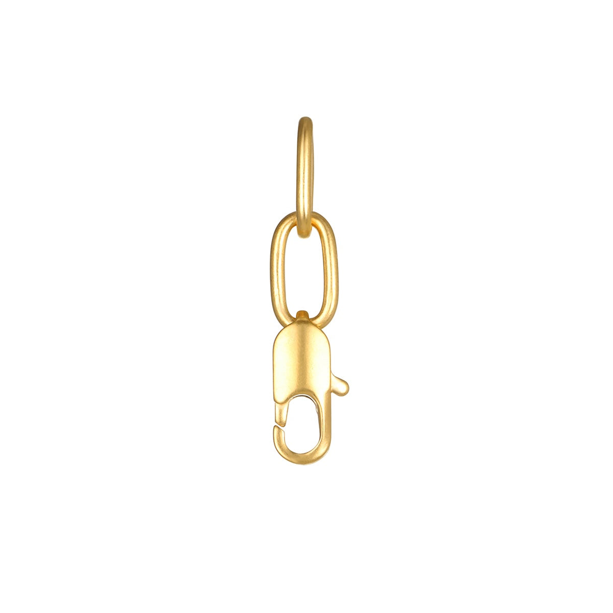 Gold charm holder link from the Endless Love Charm Necklace Set, designed to enhance spiritual and meaningful expressions in meditation and protection rituals.