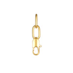 Gold charm holder link from the Endless Love Charm Necklace Set, designed to enhance spiritual and meaningful expressions in meditation and protection rituals.