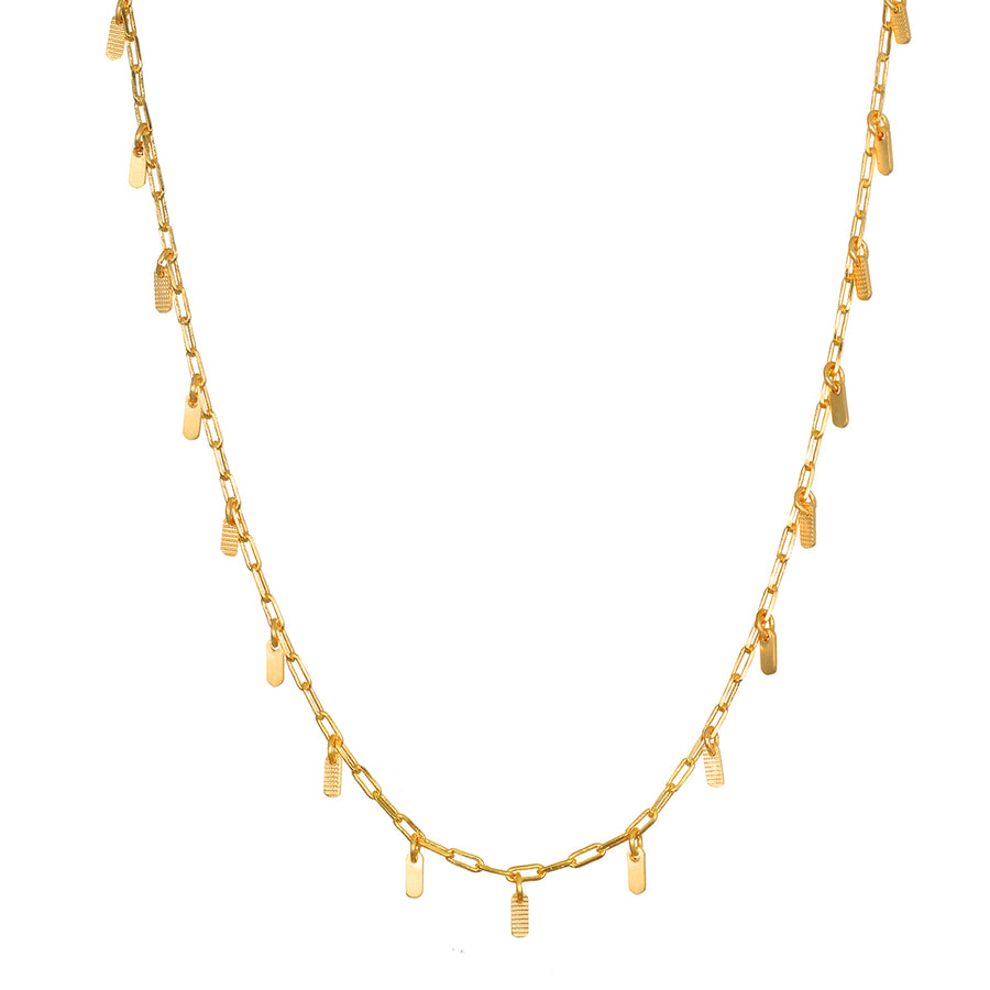 Gold Multi Charm Necklace