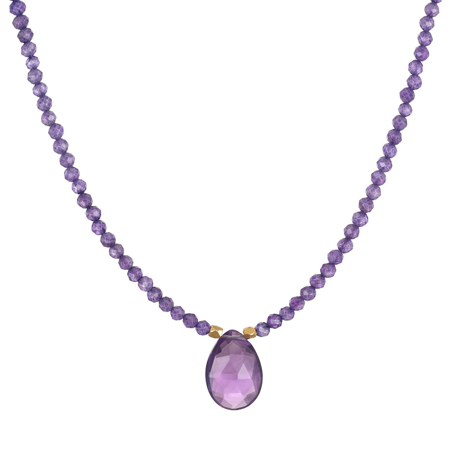 Amethyst Beaded Necklace