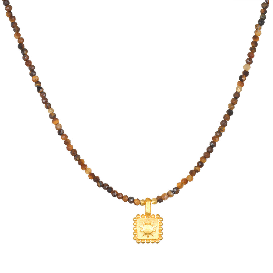 Sun Tigers Eye Necklace