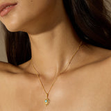 North Star Labradorite Starburst Necklace