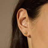 Light Seeker Labradorite Starburst Earrings