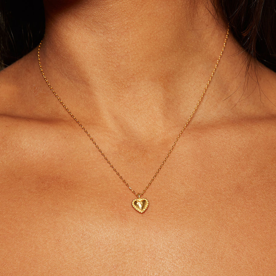 True Heart Gold Pendant Necklace