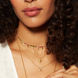 Cultivate Intuition Lotus Moonstone Necklace