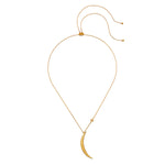 The layered Intention of Inspiration Necklace Set featuring a crescent moon pendant with a sparkling star, embodying a protective talisman for personal growth. This meaningful jewelry is perfect for meditation, enhancing your spiritual connection to manifestation and zodiac energies.