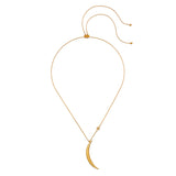 The layered Intention of Inspiration Necklace Set featuring a crescent moon pendant with a sparkling star, embodying a protective talisman for personal growth. This meaningful jewelry is perfect for meditation, enhancing your spiritual connection to manifestation and zodiac energies.