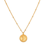 Celestial Mini Coin Necklace