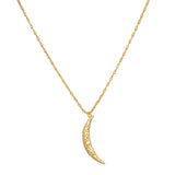 Midnight Sky Pendant Moon Necklace