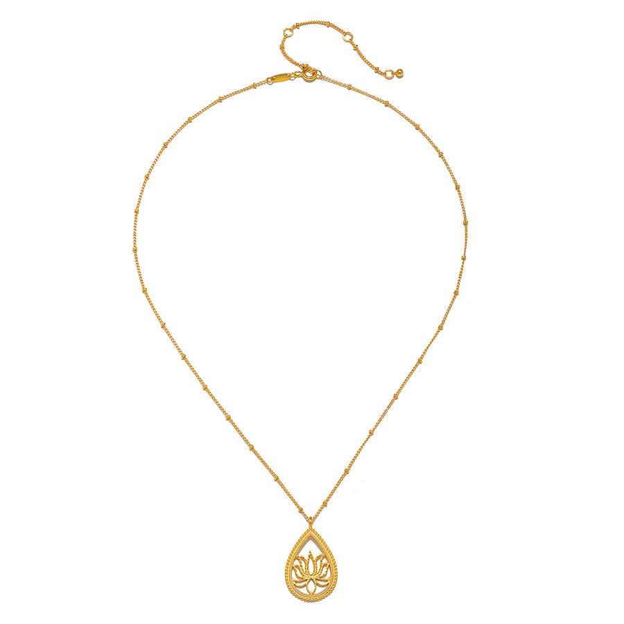 Open to Possibilities Lotus Necklace