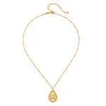 Intention of New Beginnings Necklace Set showcasing a stunning lotus pendant, symbolizing new beginnings and protection, ideal for those on a journey of spirituality and meaningful transformation.