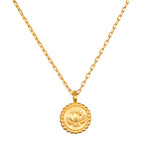Emerging Potential Lotus Necklace featuring a delicately engraved lotus flower pendant, symbolizing spiritual growth and new beginnings. Ideal for those seeking meaningful spiritual jewelry, meditation, and manifestation, this piece serves as a talisman of protection and charm.